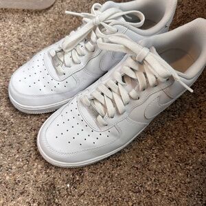 Nike Air-1 White Leather Sneakers
